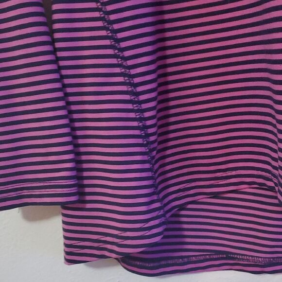 Med Couture Purple Striped Long Sleeve Top - Picture 3 of 6